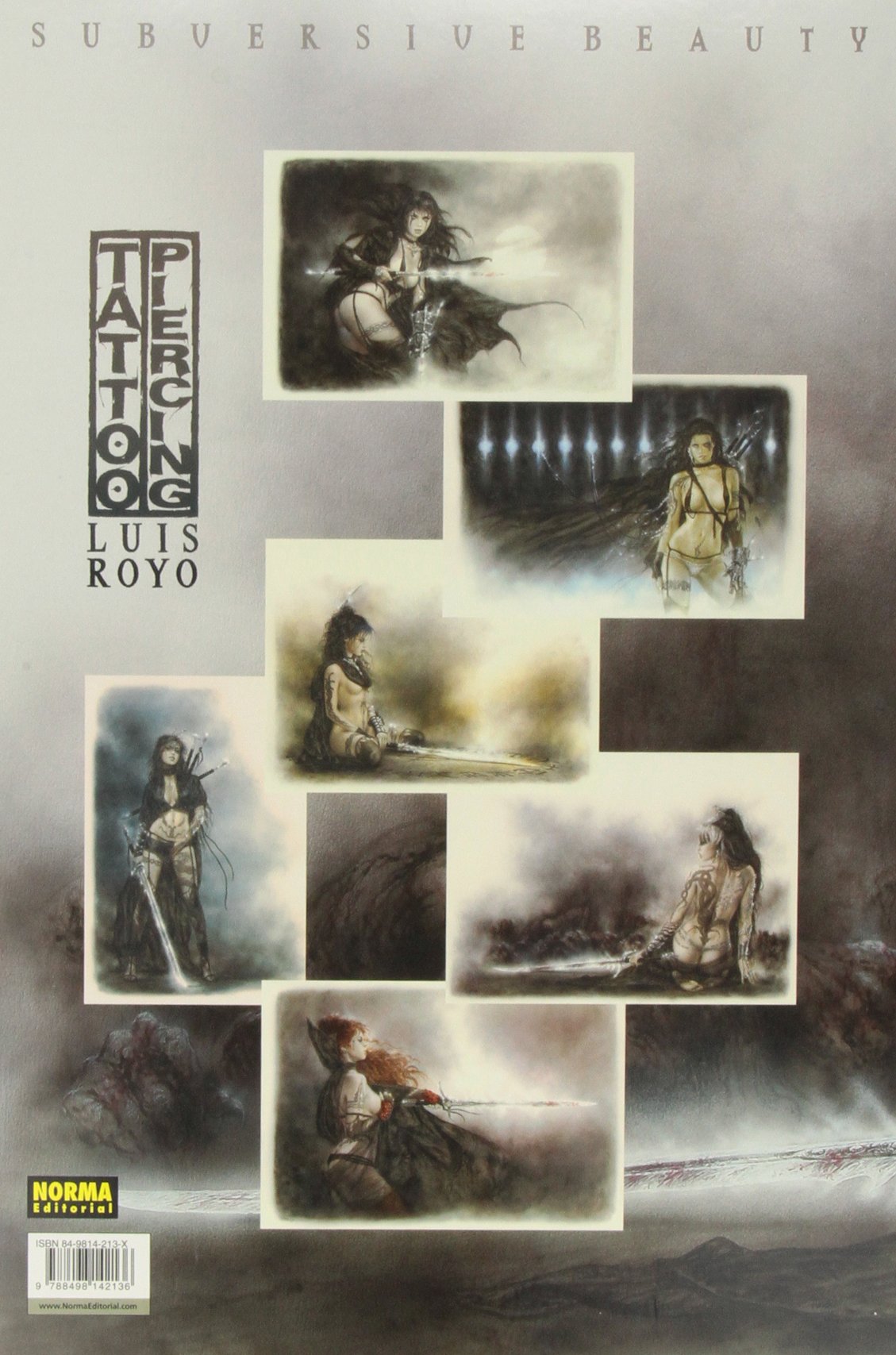 Amazon.com: Luis Royo Subversive Beauty Tattoo Piercing Portfolio